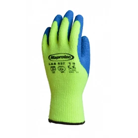 Lot de 10 paires de gants hiver fluo LAS 537 - MAPROTEC