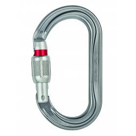 Mousqueton aluminium ovale OK Screw-Lock - PETZL