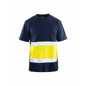 T-shirt de travail haute visibilité col rond 3387 - BLAKLADER