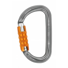 Mousqueton aluminium asymétrique Am'D M34A TL TRIACT-LOCK Gris - PETZL