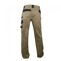 Pantalon de travail cotonpoly poches genouillères Plomb 130300 - LMA