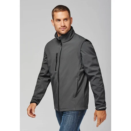 Veste Coupe-vent Homme PRO gris foncé