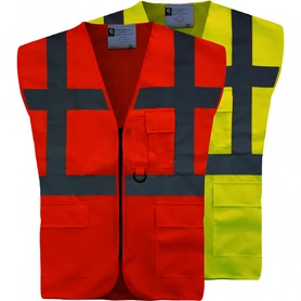 Gilet de travail haute visibilité multipoches Tom - CODUPAL