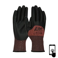 Gants de travail anti coupure G-Tek tricotés Polykor enduction 3/4 Neofoam 16-365 - PIP