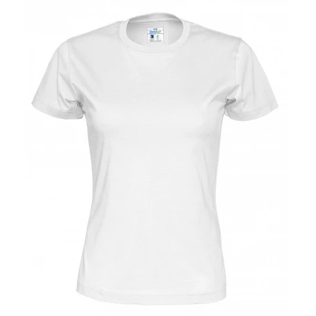 T-shirt de travail femme col rond 100 % bio équitable 141007 - COTTOVER