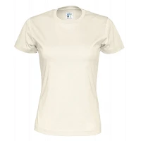 T-shirt de travail femme col rond 100 % bio équitable 141007 - COTTOVER