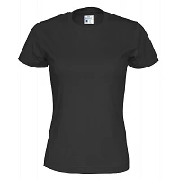 T-shirt de travail femme col rond 100 % bio équitable 141007 - COTTOVER