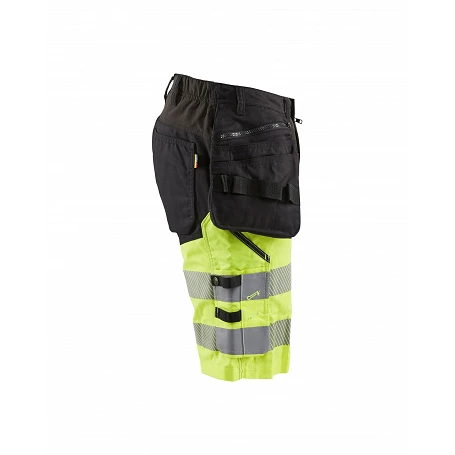 BLAKLADER - Pantalon De Travail Haute Visibilité Stretch 4D 1122 - Jaune/ Noir | Mister Materiaux