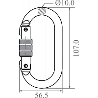 Kit nacelle : harnais, longe, mousquetons, sac - KRATOS