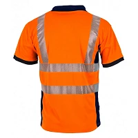 Polo de travail haute-visibilité respirant manches courtes Prévoyance - LMA