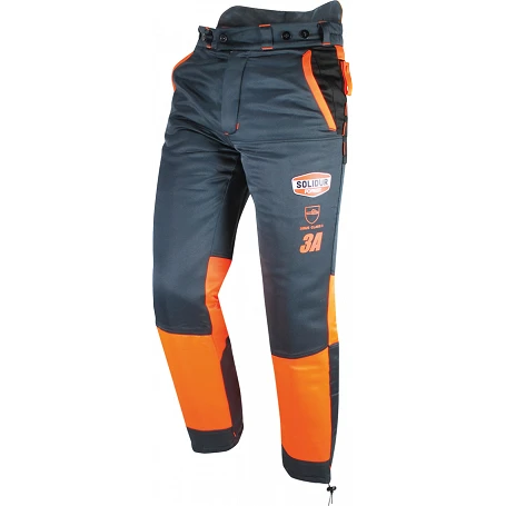 Pantalon anti-coupure bûcheron Type A Classe 3 - SOLIDUR