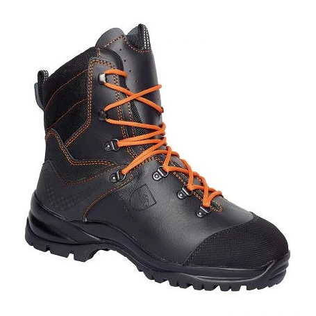 Chaussures de securite anti coupure par scie a chaine Castor S3 CI HI HRO SOLIDUR