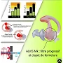 Bouchons auditifs demi-mesure à atténuation progressive MK3 - ALVIS