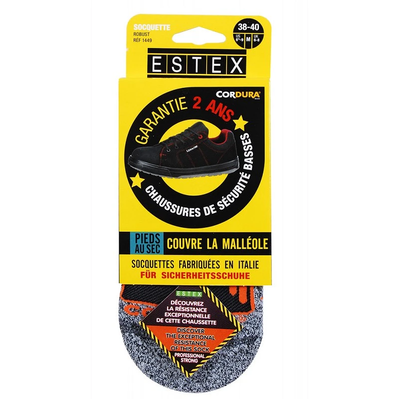 ESTEX TX1551 - Chaussettes en coton épais