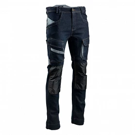 JEANS STRETCH MULTIPOCHES + POCHES GENOUX SEATTLE - LMA