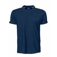 T-SHIRT BANDES FLUO 100 % COTON 2019 - PROJOB