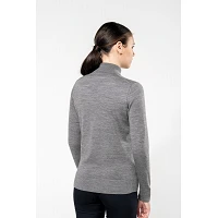 PULL MÉRINOS COL ROULÉ FEMME PK913 - KARIBAN PREMIUM