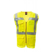 Gilet de travail haute visibilité extra mesh 100 % polyester S00245-P058 - PAYPER