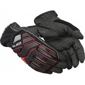 1 paire de gants de protection en cuir synthétique + anti choc ref 5126 - GUIDE