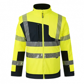 Blouson de travail softshell haute visibilité 100 % polyester Lumina - CODUPAL