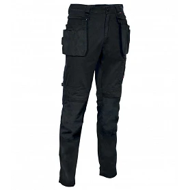 Pantalon de travail multipoches strech homme noir Pakatti V721 - COFRA