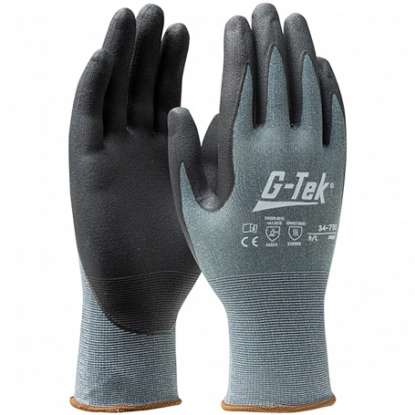 Gants de travail tricotés J15 X-TremeTM enduit paume en nitrile mousse 34-750 - G-TEK