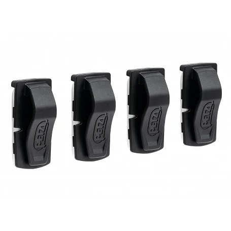 Pack de 4 clips d'adhésifs casque pour lampes frontales Uni Adapt - PETZL