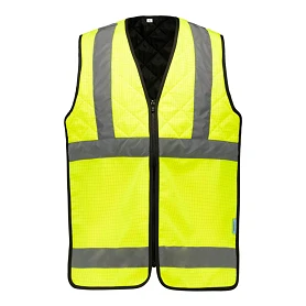Gilet de travail rafraîchissant haute visibilité certifié Classe 2 BASE REFLEX - UNDERHEAT