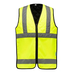 Gilet de travail rafraîchissant haute visibilité et antistatique Base Reflex-A - UNDERHEAT