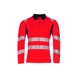 Polo haute visibilité de travail, manches longues Obvias Long - SYNQ