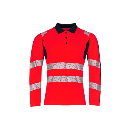Polo haute visibilité de travail, manches longues Obvias Long - SYNQ