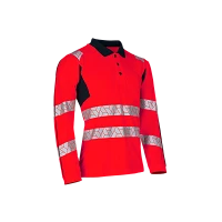 Polo haute visibilité de travail, manches longues Obvias Long - SYNQ